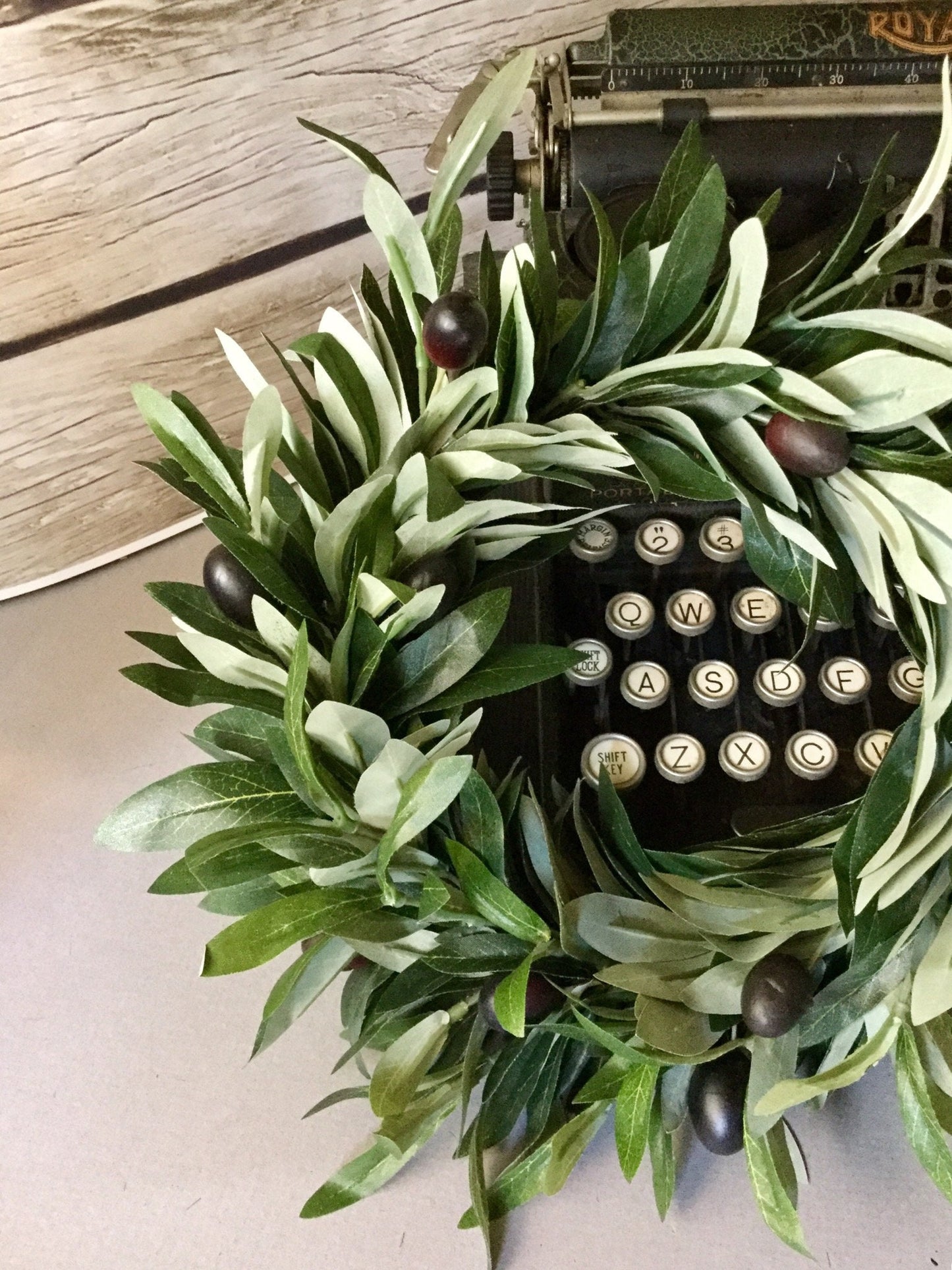 Olive Leaf Wreath, Olive Branch Wreath, Olive Home Decor, Olive Wedding Wreath, Faux Olive Wreath
