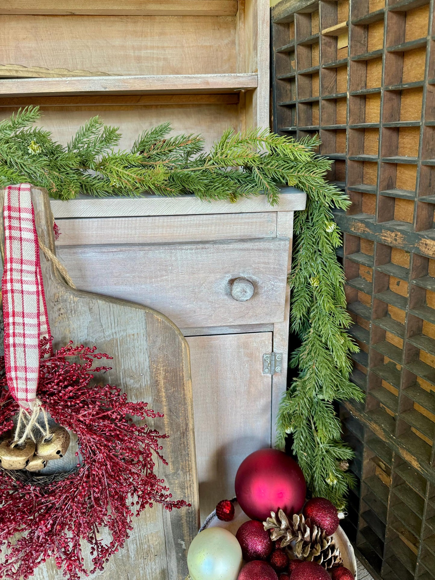 Christmas Pine Garland, Spruce Garland, Fireplace Garland, Garland for Mantle, Pine Garland, Christmas Mantle Garland