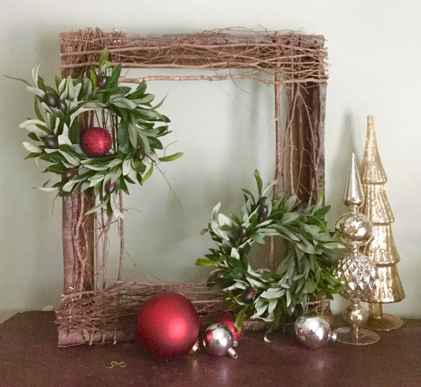 Olive Leaf Wreath, Olive Branch Wreath, Olive Home Decor, Olive Wedding Wreath, Faux Olive Wreath