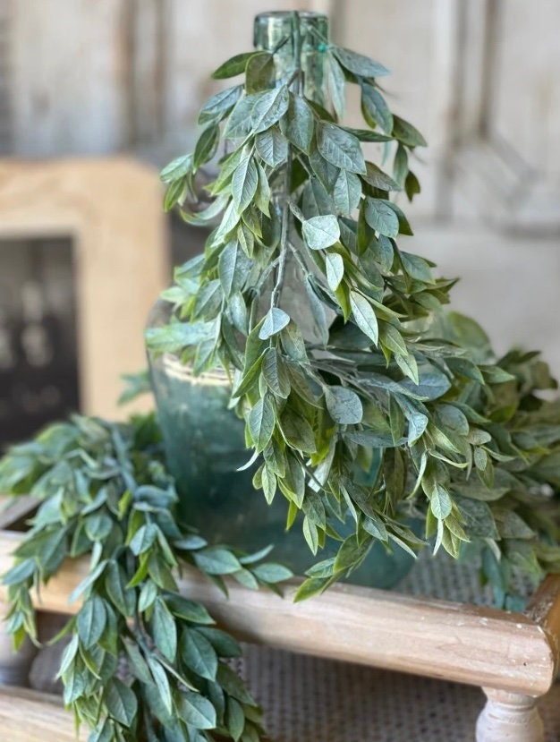 Spring Garland, Summer Garland, Garland for Mantle, Kitchen Cabinet Accent, Fireplace Decor, Wedding Decorations