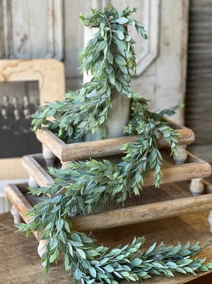 Spring Garland, Summer Garland, Garland for Mantle, Kitchen Cabinet Accent, Fireplace Decor, Wedding Decorations