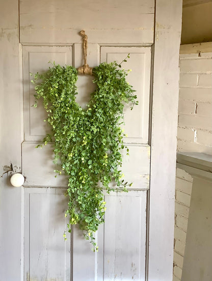 Spring Wreath, Wreath for Front Wreath, Hanging Vine Wreath, Front Door Wreath, Trending Summer Wreath, Door Wreath, Heart Wreath