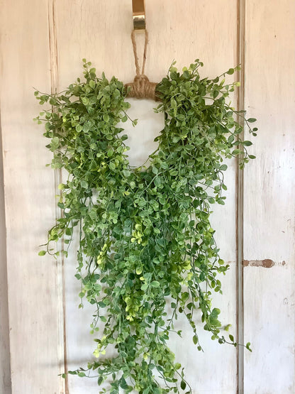 Spring Wreath, Wreath for Front Wreath, Hanging Vine Wreath, Front Door Wreath, Trending Summer Wreath, Door Wreath, Heart Wreath