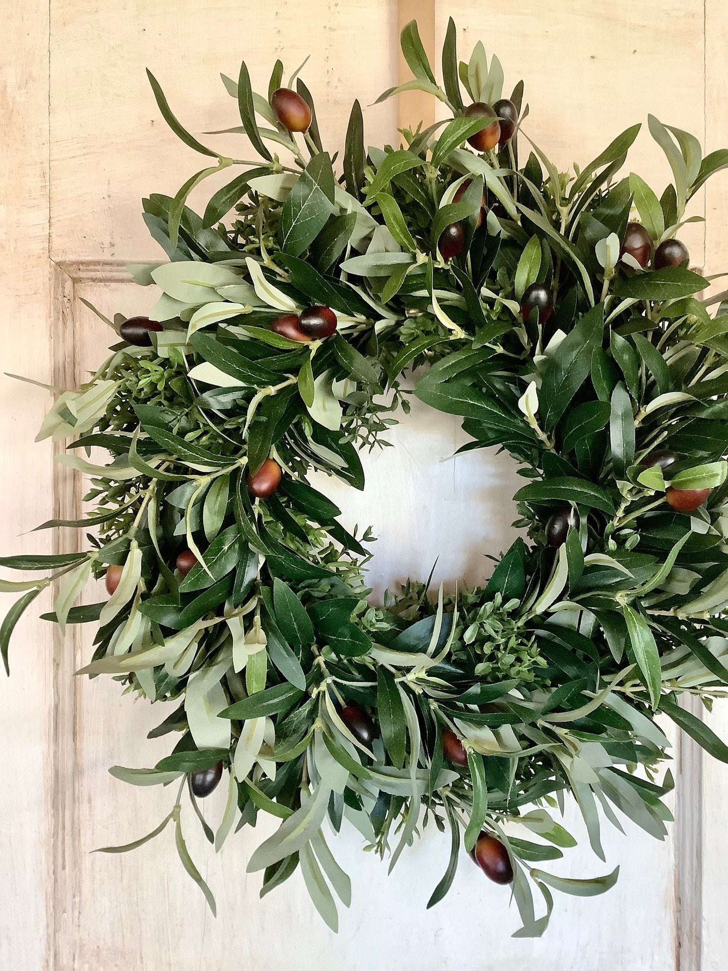 Olive Wreath, Olive Leaf Wreath, Olive Branch Wreath, Olive Home Decor, Olive Wedding Wreath, Faux Olive Wreath, Winter Wreath, Spring Decor