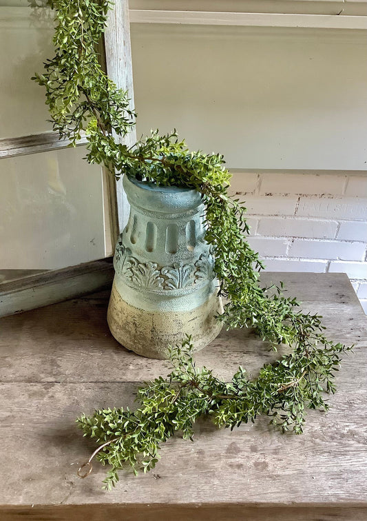 6’ Boxwood Garland, Spring Garland, New England Boxwood Mantle Garland, Everyday Floral Accent Decor Greenery