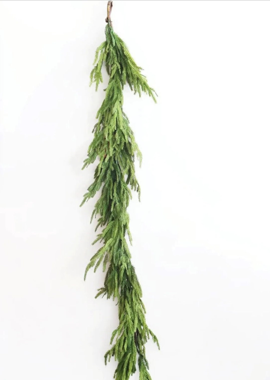 5’ Norfolk Pine Garland, Norfolk Garland, Real Touch Pine Garland, Pine Garland, Christmas Mantle Garland