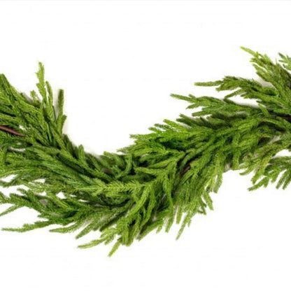 5’ Norfolk Pine Garland, Norfolk Garland, Real Touch Pine Garland, Pine Garland, Christmas Mantle Garland