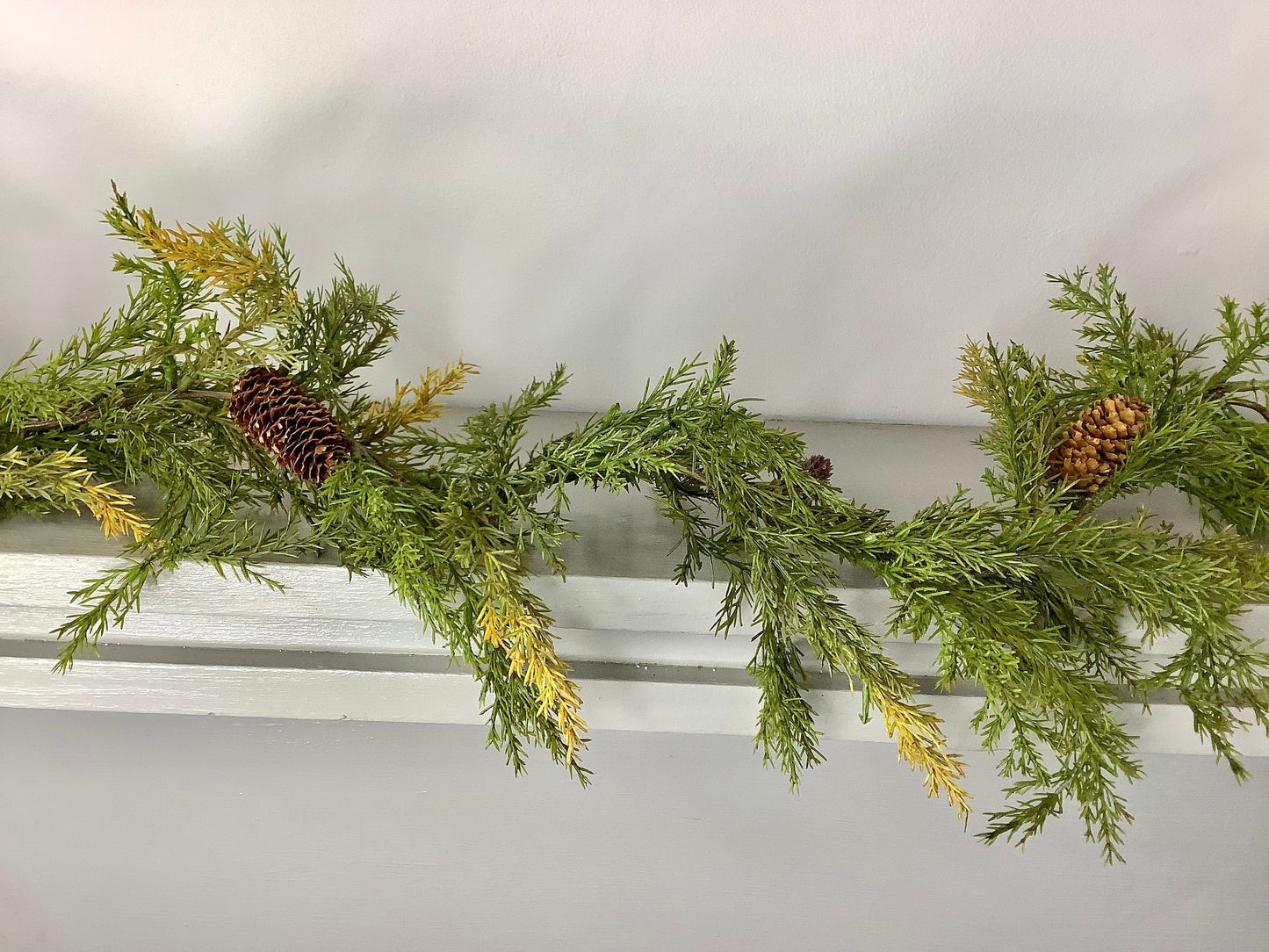 Christmas Juniper Garland, Christmas Garland, Cedar Garland, Christmas Mantle Garland