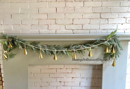 Christmas Pine Garland, Spruce Garland, Fireplace Garland, Garland for Mantle, Pine Garland, Christmas Mantle Garland