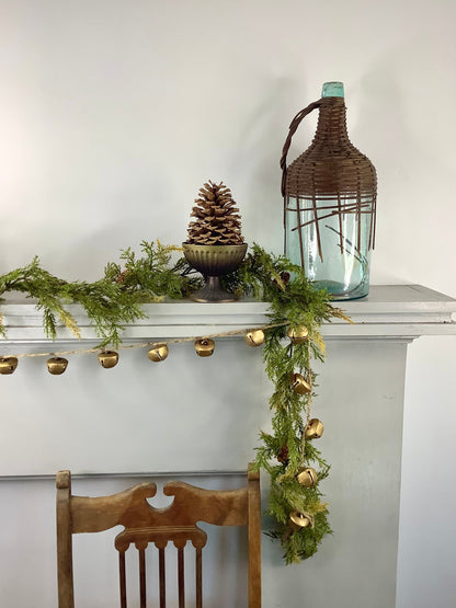 Christmas Juniper Garland, Christmas Garland, Cedar Garland, Christmas Mantle Garland