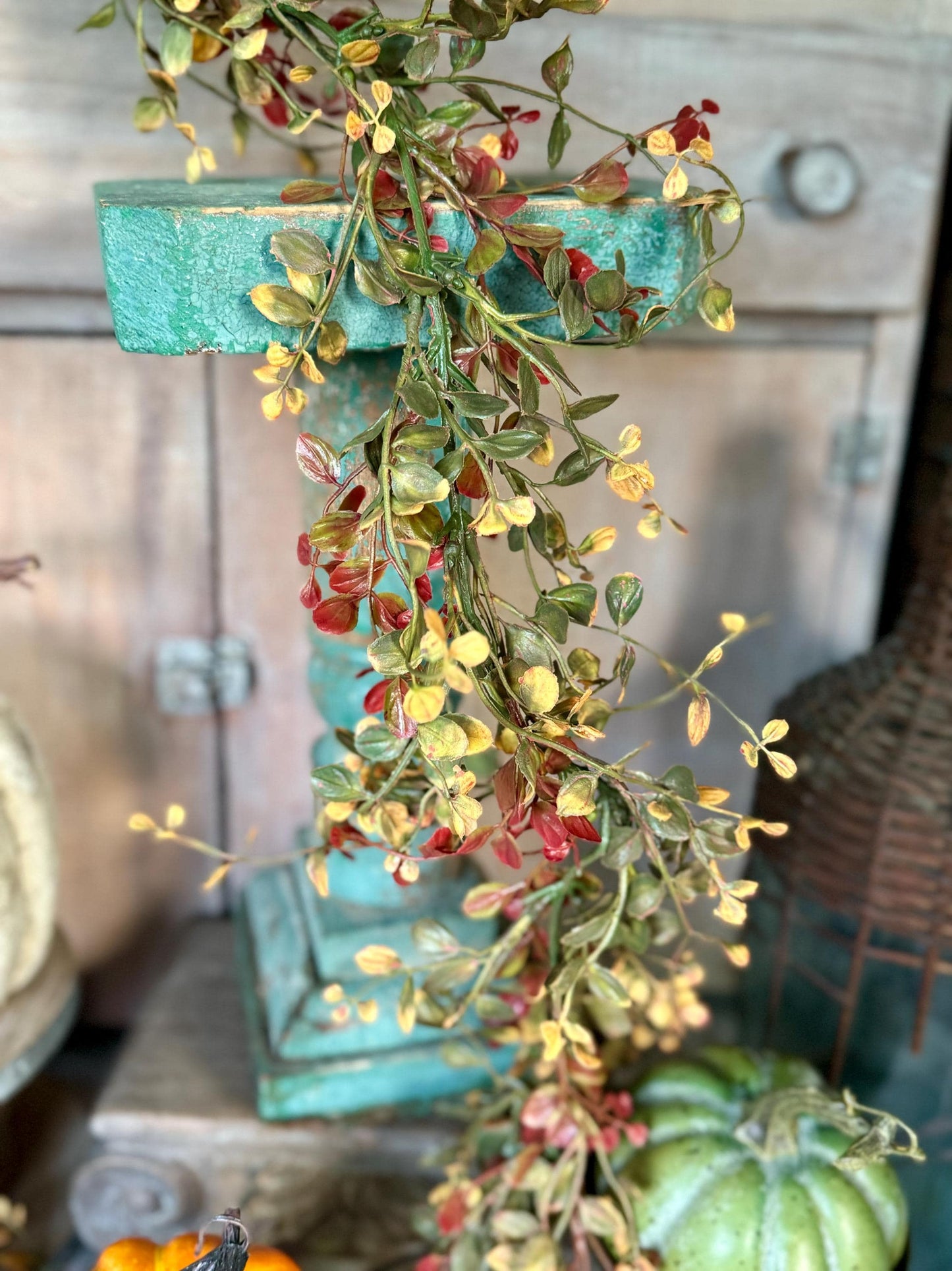 Fall Bog Garland, Fall Vine Garland, Fall Garland | Fall Wedding Garland | Fall Mantle Garland
