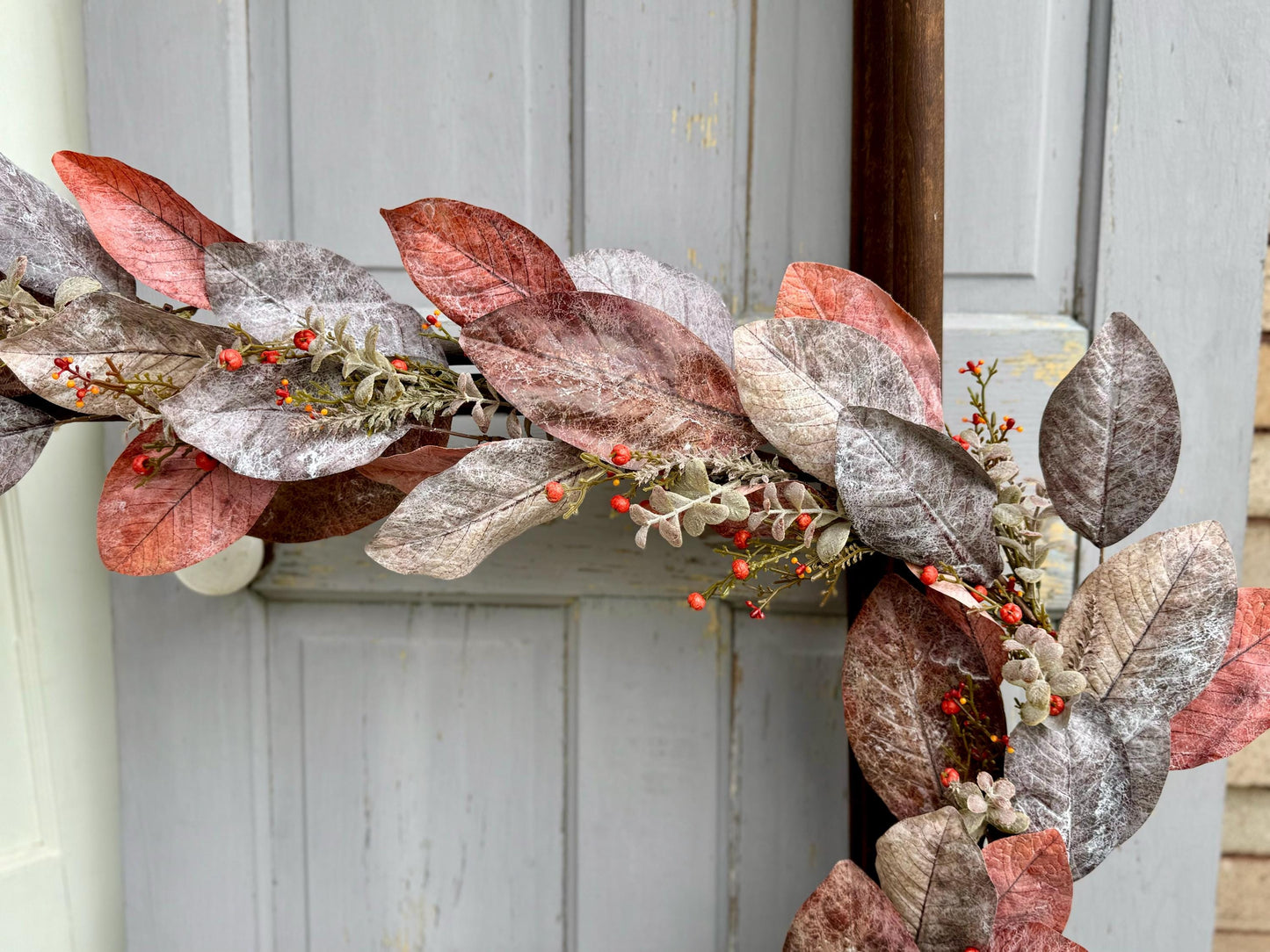 Boho Eucalyptus Garland, Fall Garland for Mantle, Farmhouse Harvest Decor, Fireplace Decor, Accent Decor, Fall Eucalyptus Garland