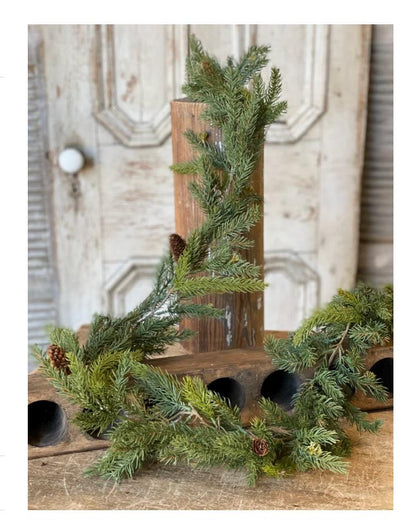 Christmas Pine Garland, Spruce Garland, Fireplace Garland, Garland for Mantle, Pine Garland, Christmas Mantle Garland