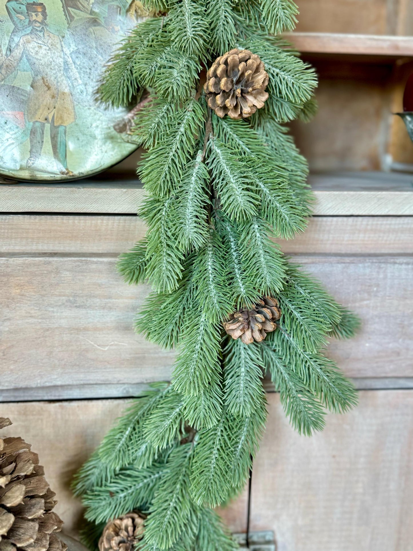 Handmade Christmas Pine Garland, Spruce Garland, Fireplace Garland, Garland for Mantle, Pine Garland, Christmas Mantle Garland