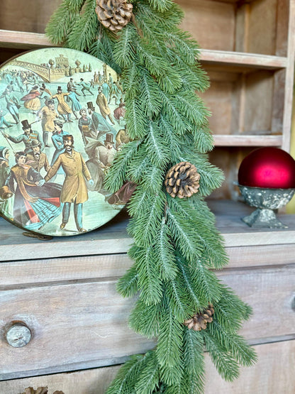 Handmade Christmas Pine Garland, Spruce Garland, Fireplace Garland, Garland for Mantle, Pine Garland, Christmas Mantle Garland
