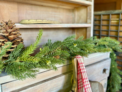 Christmas Pine Garland, Spruce Garland, Fireplace Garland, Garland for Mantle, Pine Garland, Christmas Mantle Garland