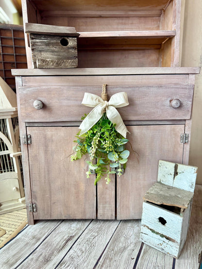 NEW 2025! Greenery Swag Wreath, Spring Swag, Eucalyptus Berry Door Swag, Fern Wreath, Mothers Day Swag, Wildflower Decor