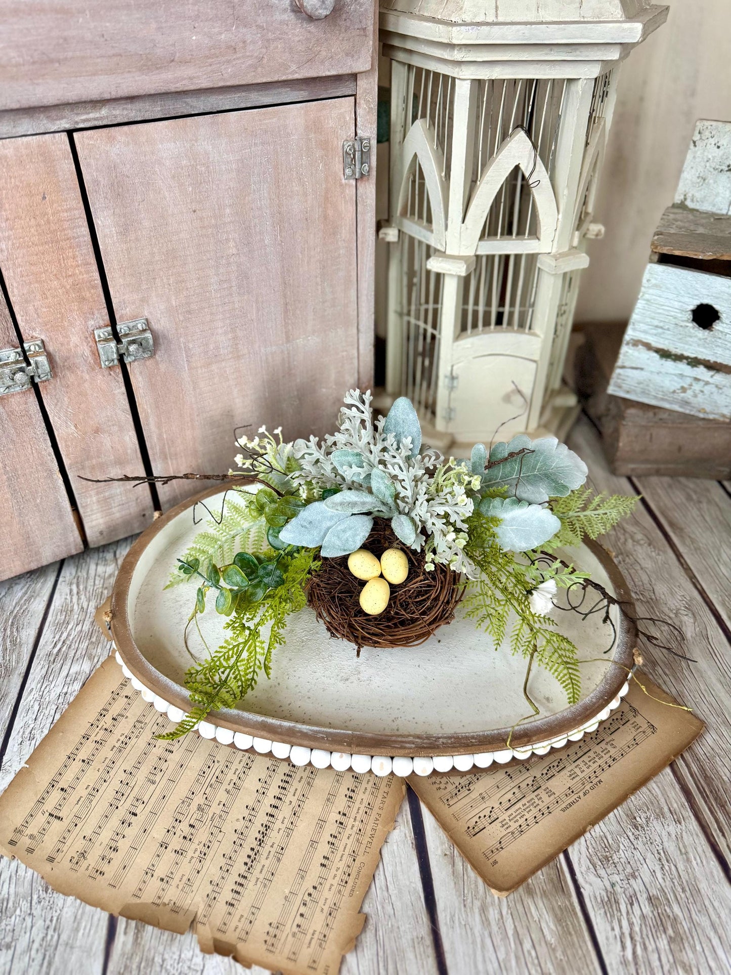BEST SELLER Bird Nest Wreath, Mothers Day Gift, Spring Wreath, Front Door Decor, Summer Hanger, Egg Wildflower Swag, GIFT