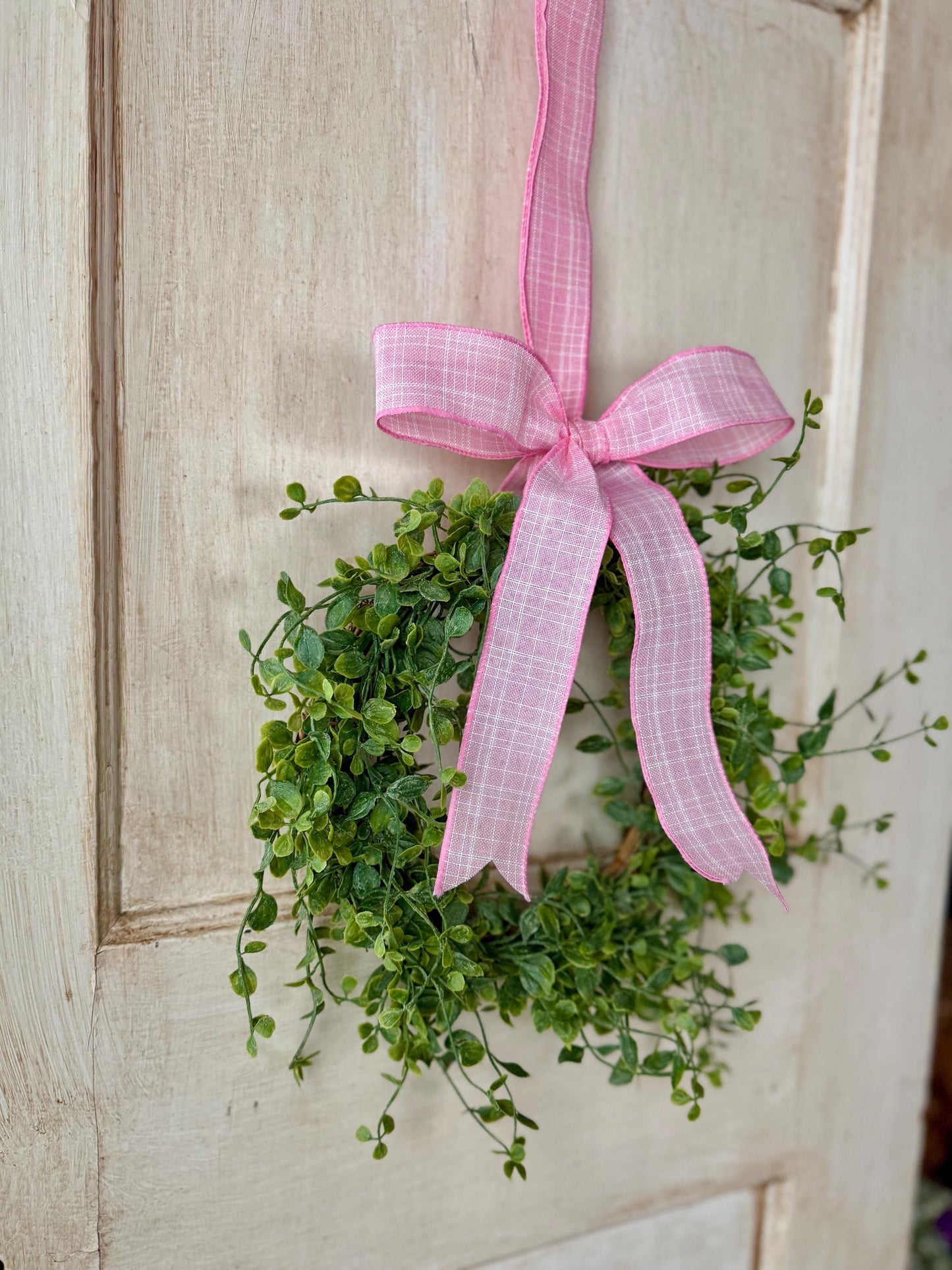 Greenery Vine Wreath, Kitchen Cabinet Wreath, Mother's Day Wreath, Easter Decor, Nursing Home Decor, Greenery Wreath, Spring Wreath