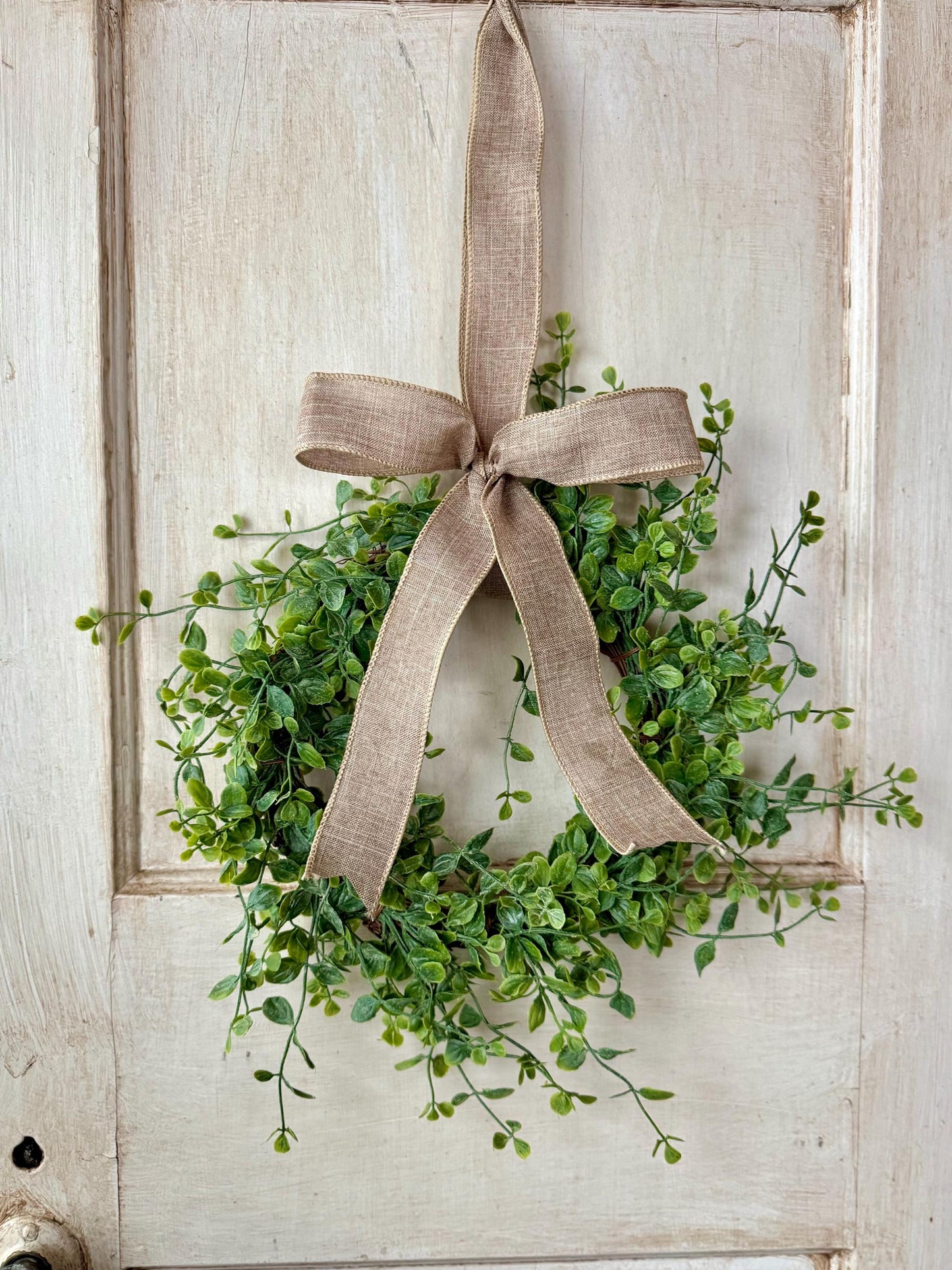Greenery Vine Wreath, Kitchen Cabinet Wreath, Mother's Day Wreath, Easter Decor, Nursing Home Decor, Greenery Wreath, Spring Wreath