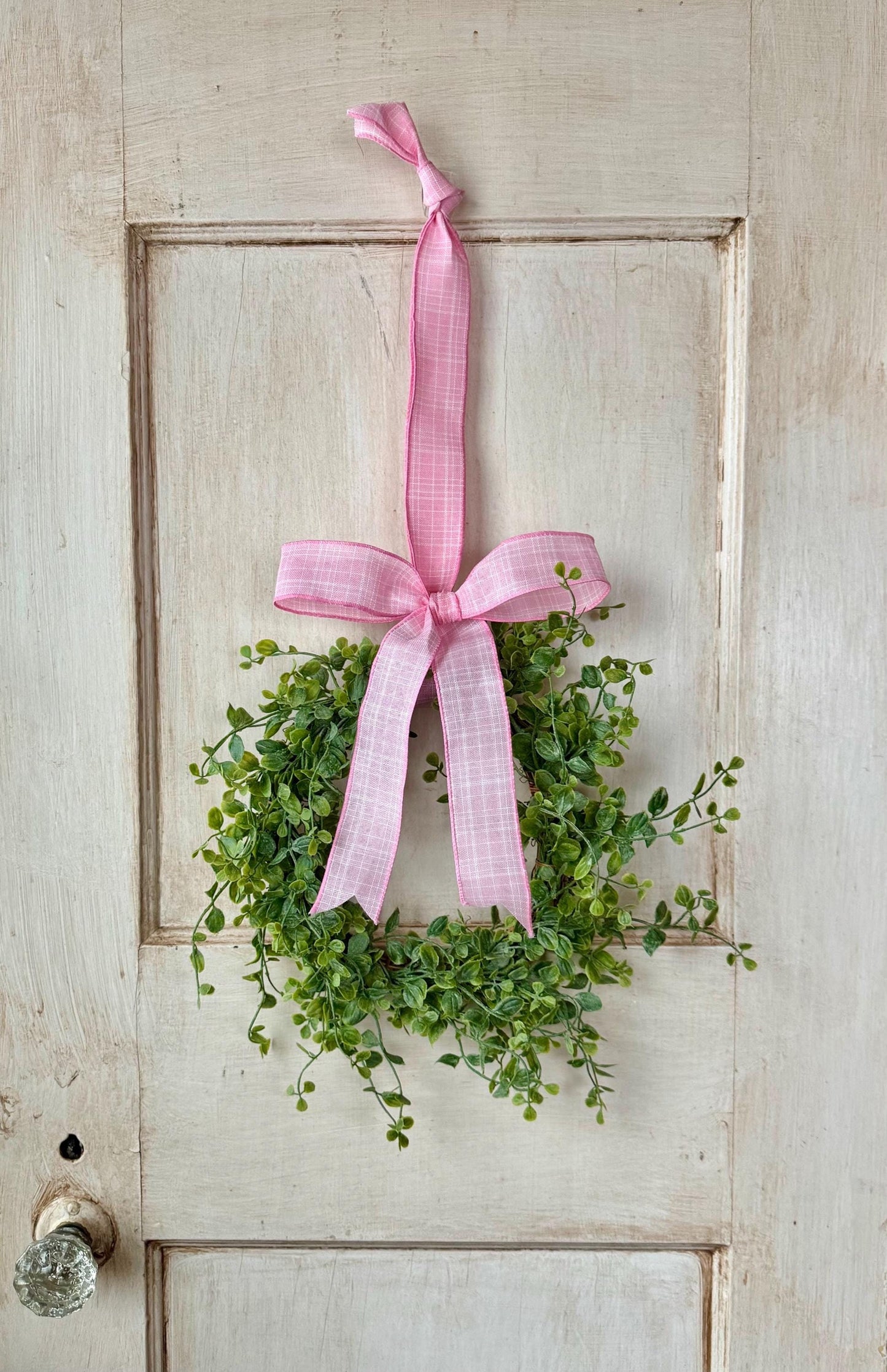 Greenery Vine Wreath, Kitchen Cabinet Wreath, Mother's Day Wreath, Easter Decor, Nursing Home Decor, Greenery Wreath, Spring Wreath