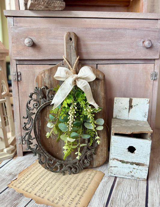 NEW 2025! Greenery Swag Wreath, Spring Swag, Eucalyptus Berry Door Swag, Fern Wreath, Mothers Day Swag, Wildflower Decor