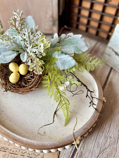 BEST SELLER Bird Nest Wreath, Mothers Day Gift, Spring Wreath, Front Door Decor, Summer Hanger, Egg Wildflower Swag, GIFT