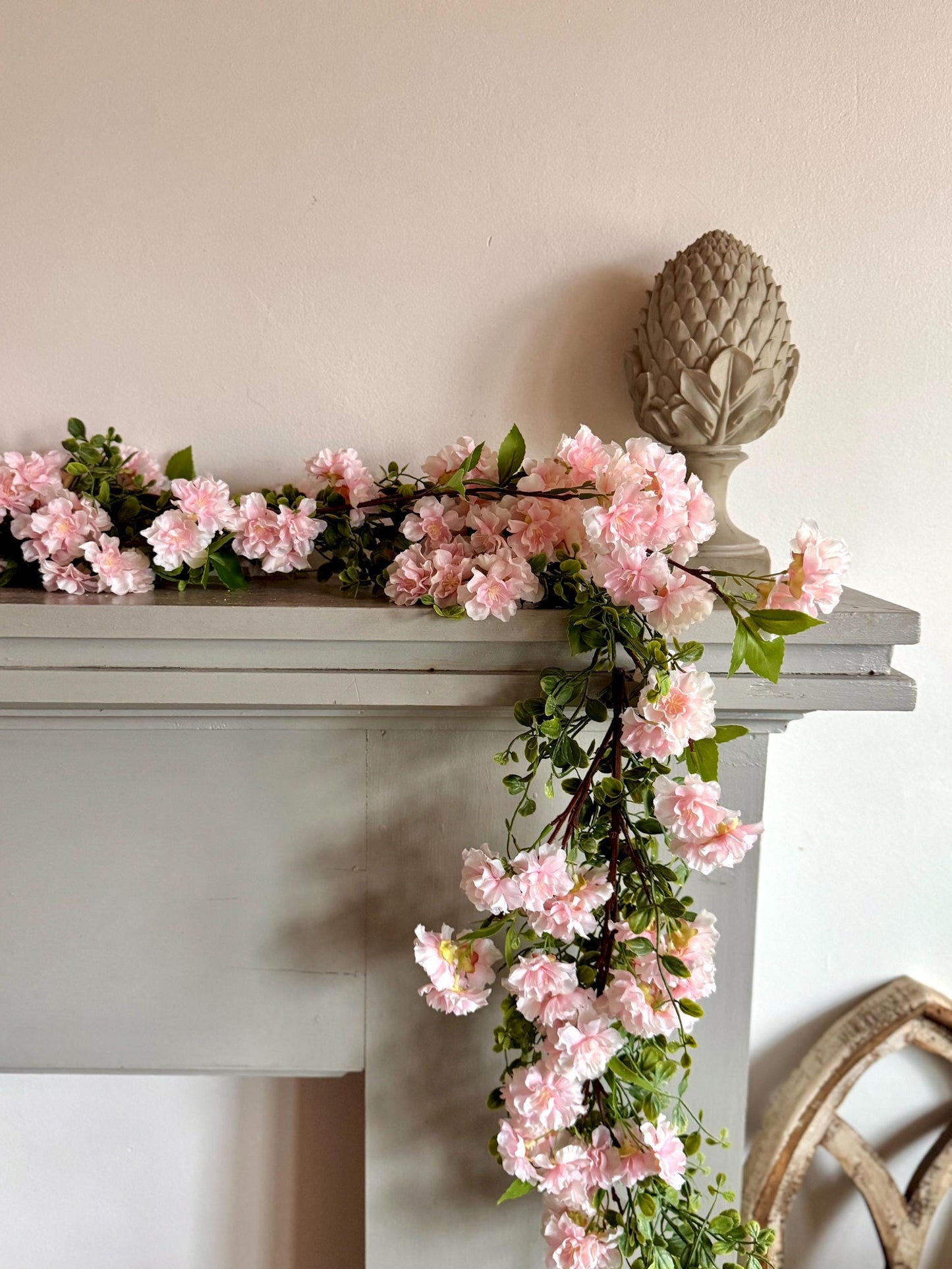 Pink Cherry Blossom c, Spring Pink Garland, Easter Tablescape, Summer Garland, Mothers Day Gift, Wedding Garland, Wedding Arch Garland