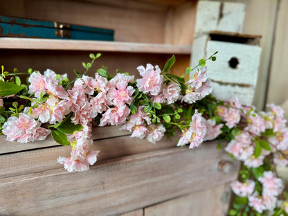 Pink Cherry Blossom c, Spring Pink Garland, Easter Tablescape, Summer Garland, Mothers Day Gift, Wedding Garland, Wedding Arch Garland