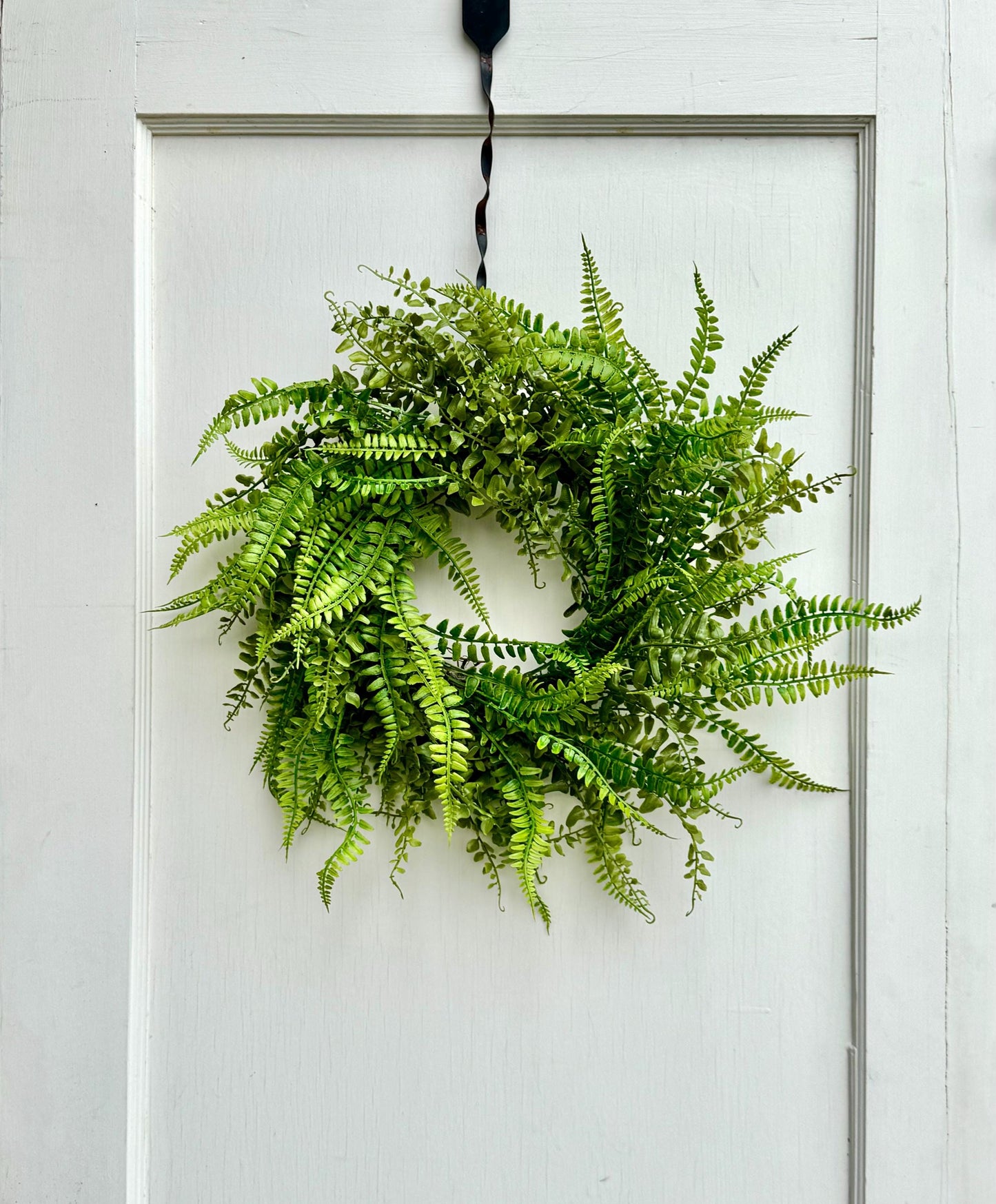 Fern Wreath, Spring Wreath, Summer Wreath, Greenery Summer Wreath, Green Fern Decor, Porch Wreath, Easter Wreath, Mothers Day Gift