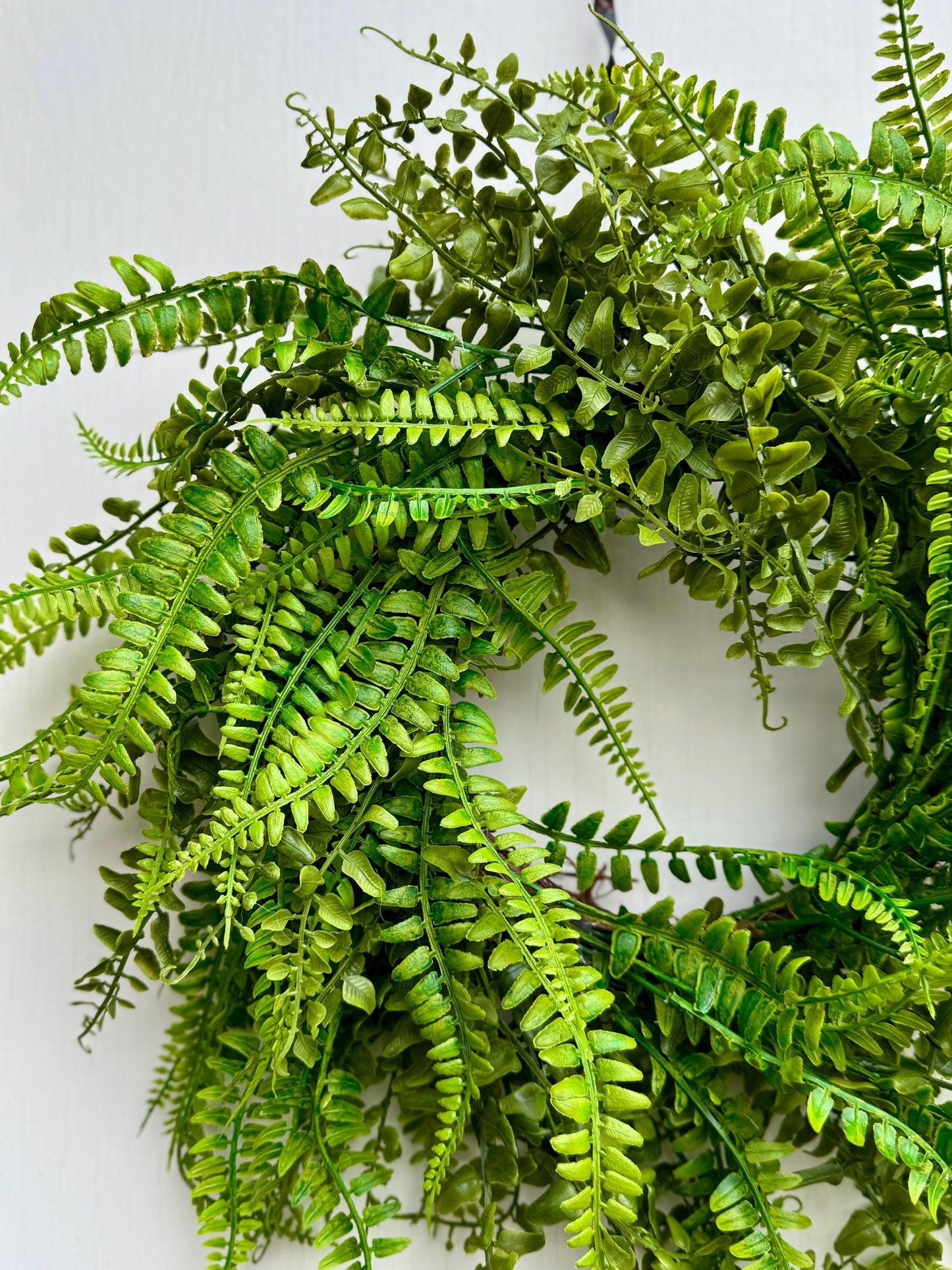 Fern Wreath, Spring Wreath, Summer Wreath, Greenery Summer Wreath, Green Fern Decor, Porch Wreath, Easter Wreath, Mothers Day Gift