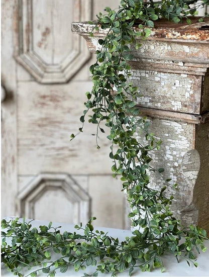 Vine Garland, Summer Garland, Garland for Mantle, Kitchen Cabinet Accent, Fireplace Decor, Wedding Decorations