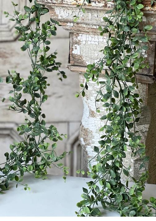 Vine Garland, Summer Garland, Garland for Mantle, Kitchen Cabinet Accent, Fireplace Decor, Wedding Decorations