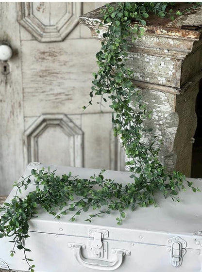 Vine Garland, Summer Garland, Garland for Mantle, Kitchen Cabinet Accent, Fireplace Decor, Wedding Decorations