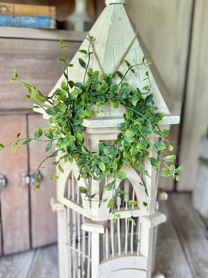 Set of 2 Mini Candle Wreath, Handmade Candle Ring, Eucalyptus Mini Wreath, Farmhouse Candle Wreath, Pillar Candle Wreath
