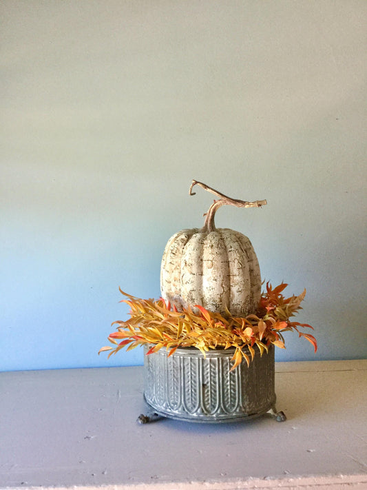 Fall Candle Wreath Ring, Farmhouse Decor, Harvest Table, Apartment Door Decor, Thanksgiving Table Decor, Kitchen Cabinet Wreath